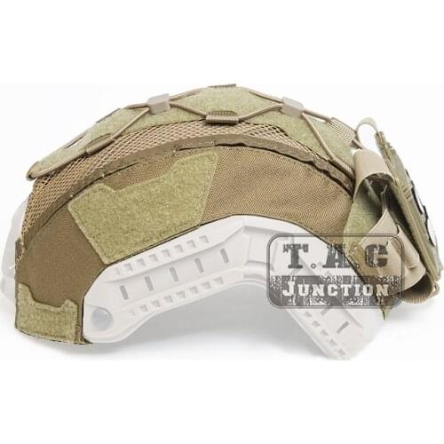 Tactical GEN4 Modular Helmet Cover DE Color Counter Weight Battery Pouch For Maritime Ops Core Fast SF Super High Cut Helmet