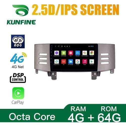 Octa Core 1024*600 Android 10.0 Car DVD GPS Navigation Player Deckless Car Stereo For Toyota REIZ 2007-2010 Radio Headunit