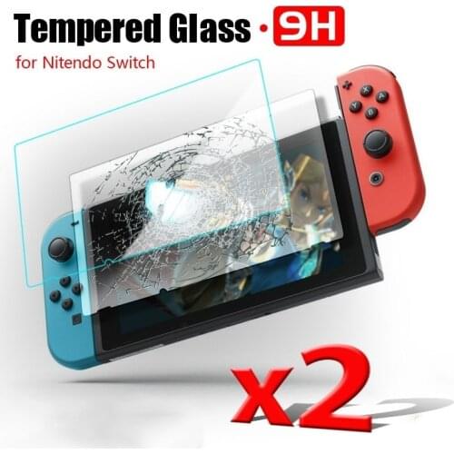 Tempered Glass Screenprotector for Nintend Switch Screen Protector Protection for Nitendo Switch Glass Film vetro temperato 9H
