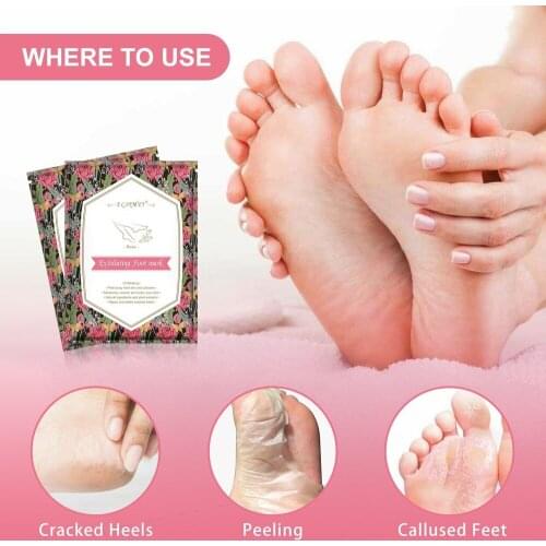 1Bag=2pcs feet care Exfoliating Foot Mask For Pedicure For Feet Peeling Foot Mask Health Care Skin Care Feet Dead Skin Removal