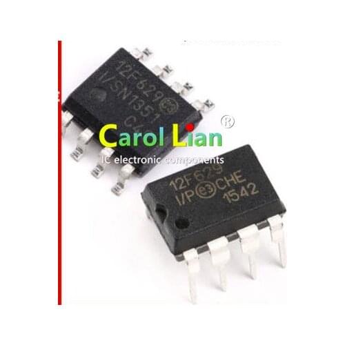 10PCS PIC12F629-I/SN PIC12F629-I/P Marca original novo
