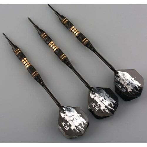 3pcs/set Safety Soft Dart Professional Indoor Soft Set Darts Dartboard Soft Safety Electronic For Indoor Dart Games Tip H5A6