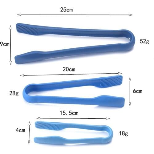 3Pcs/set Silicone Kitchen Cooking Salad Serving BBQ Tongs Stainless Steel Handle Utensil Kitchen Accessories FDA.cooking gadgets