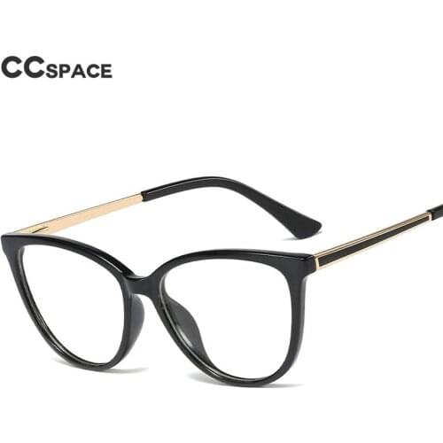 48107 Plastic Titanium Glasses Frames Retro Cat Eye Ultralight Men Women Optical Fashion Computer Glasses