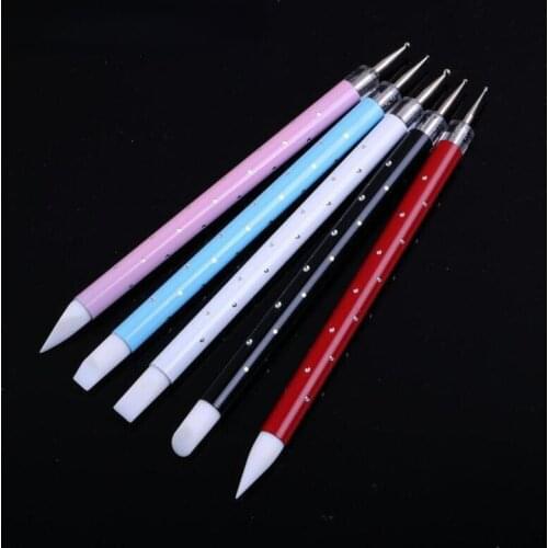 5pcs Double-head Nail Art Dotting Pen DIY Painting Drawing Dot Dotting Point Tools Nail Decorations Manicure Tools Kit