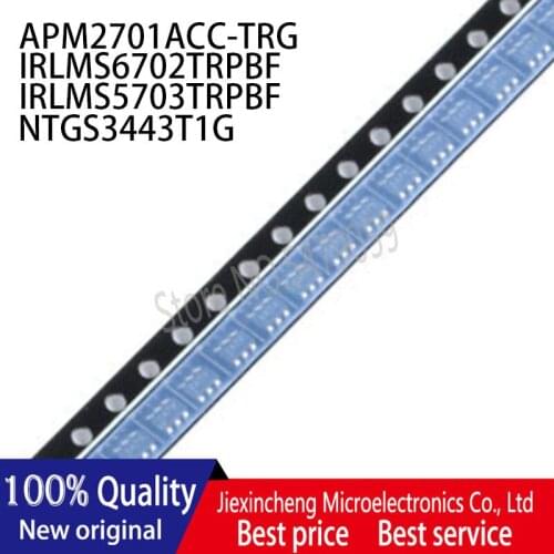 50PCS APM2701ACC-TRG A712 IRLMS6702TRPBF CG IRLMS6702 IRLMS5703TRPBF DG NTGS3443T1G 443 SOT23-6 New original