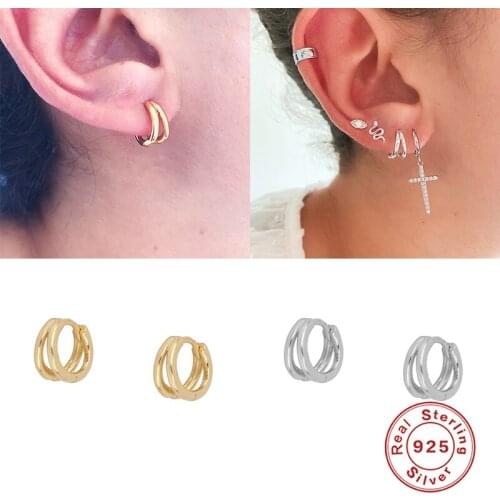 Aide Silver Earrings