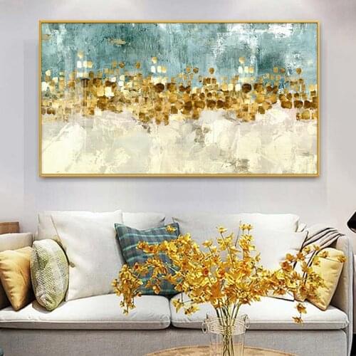 EECAMAIL 5D DIY Full Diamond Painting No Frame Abstract Gold Foil Home Decoration Diamond Embroidery Cross Stitch Painting