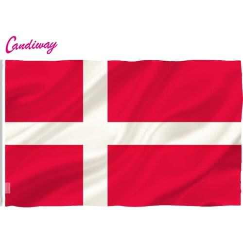 Danish Country Large Flag 3x5 Feet Polyester Denmark National Banner Office/Activity/parade/Festival/Home Decoration New fashion