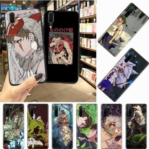 Ghibli Anime Princess Mononoke Phone Case For Huawei honor Mate P 10 20 30 40 Pro 10i 9 10 20 8 x Lite