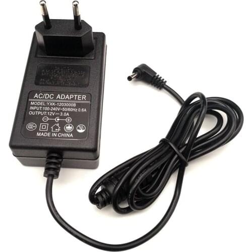 Dolmobile 10pcs 12V 3A Tablet Battery Charger AC Adapter for Cube i7 i9 Tablet Power Supply Adapter 3.5*1.35mm