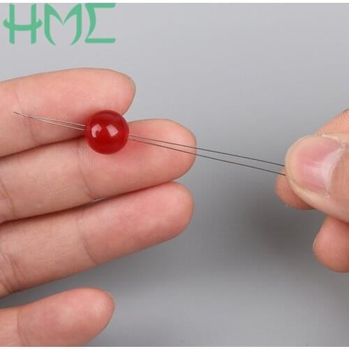1pc Big Opended Beading Needles Threading String Cord Easy Household Sewing Tool Accessory for Long Beads Curtain & Clothing