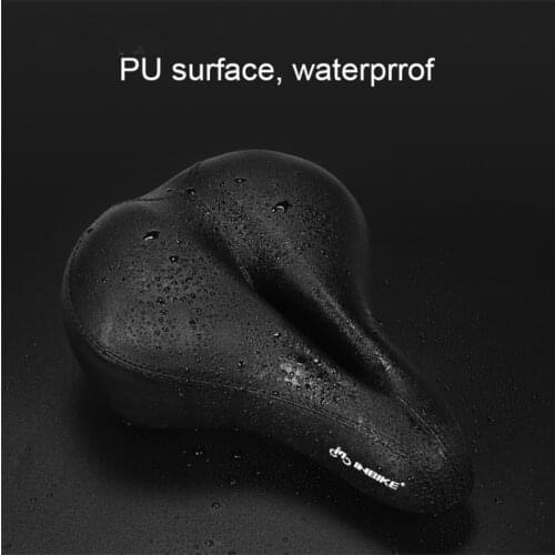 Comfortable bicycle bicycle hollow seat cushion saddle PU surface shock-absorbing ball seat cushion