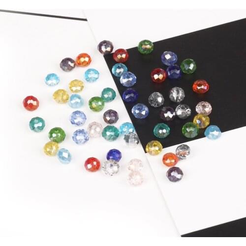 145pcs 3mm Glass Wheel Beads Round Crystal Beads Loose Bedas For Jewelry Making Findings Necklace Bracelet Earrings Findings