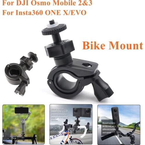 Insta360 ONE X/EVO Multi-Function Bike Mount Holder For Insta 360 One X Video Camera for DJI Osmo Mobile 3 4 Gimbal Accessories