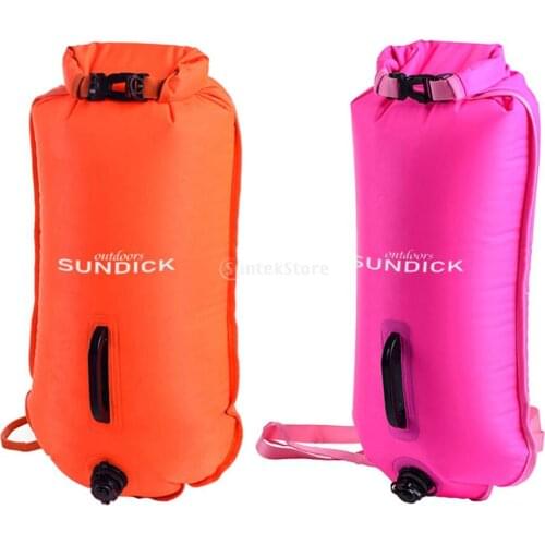 Inflatable Flotation Bag Life Buoy PVC Waterproof Dry Bag Swimming Backpack Kayak Fishing Camping Hiking Rucksack