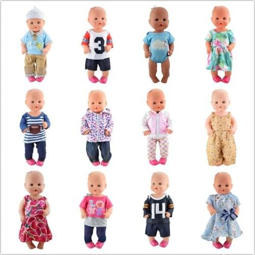 2021 New Hot Sale Hermanita Doll Clothes Fit 42cm Nenuco Doll Nenuco Red LOVE Shirt Clothes Doll Accessories For Baby Gift