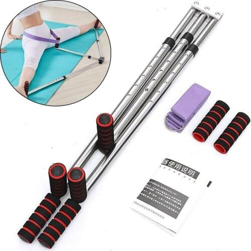 Hot 3 Bar Leg Stretcher Split Machine Extension Device Stainless Steel Leg Ligament For Ballet Yoga Exercise Training Equipment