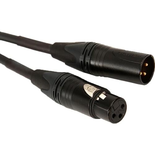 Xlr male and female balanced cable studio/moving-coil microphone use original canare l-4e6s hand-made neutrik gold-plated plug