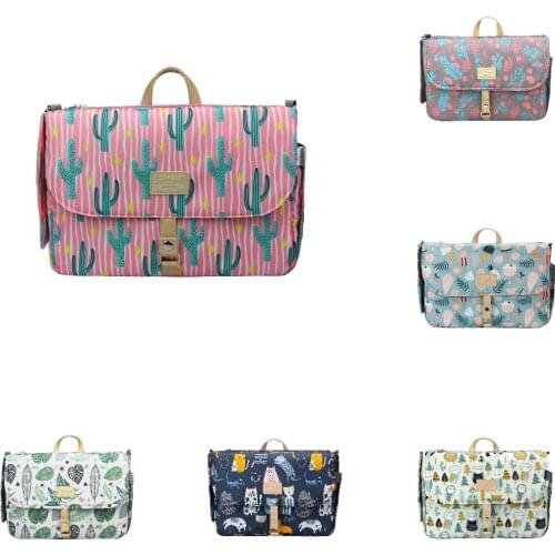 Mummy Diaper Bag for Babys Care Large Capacity Waterproof Single Shoulder Crossbody Bag Multi-Function Travel Nursing Bag