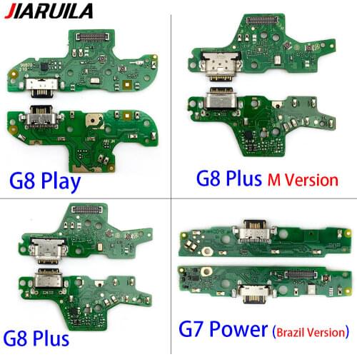 USB Charging Dock Port Connector Flex Cable For Moto G7 G8 G6 G9 Play G7 G8 Power Lite G8 Plus One Fusion Macro Hyper