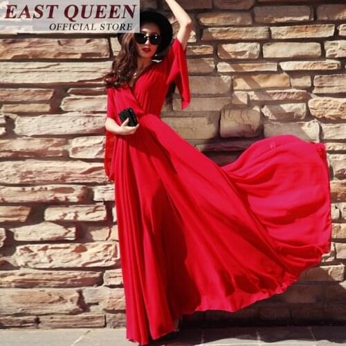 2018 Women New Summer Spring Chiffon Super Long Skirt Dress Big Beach Skirt Dress FF110 S