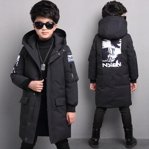 -30 degree boy clothes winter jacket children clothing warm down cotton jacket Hooded coat thicken outerwear kids parka snowsuit