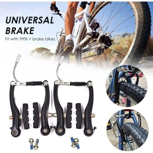 2 Pairs Bike Gear Shifters Set MTB Bicycle Gear Lever Transmission Speed V-Shape Brake Aluminum Bicycle Bike Variable Speed