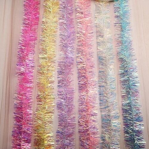 2m Colorful Wreath Christmas Tree Decoration Outdoor Party Supplies Wedding Festival Birthday Decoration