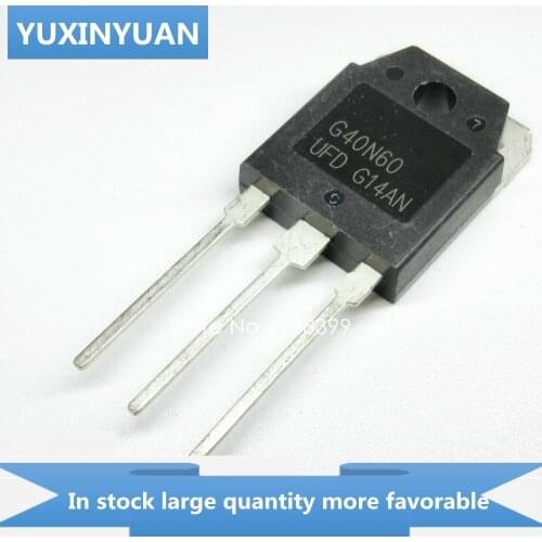 5PCS/LOT G40N60UFD G40N60 40N60UFD G40N60UF G40N60U 40N60 TO-3P