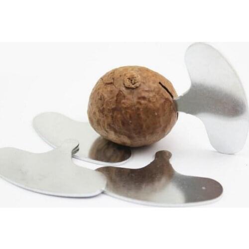 500pcs Portable Nut Cracker Sheller Walnuts Metal Key Opener New Nut Device Kitchen Tool LX8126