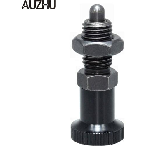 AUZHU PTPS-Steel Indexing Plunger,Spring Plunger,Return Knob Plunger,Screw With Spring Lock Pins,Locating Bolt Dia M6/8/10/12/16