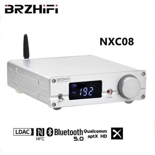 BRZHIFI DAC ES9038PRO HiFi Decoder Bluetooth 5.0 DSD512 USB PCM32Bit 384KHZ COAX Hi Res Digital Audio Decode Support LDAC APTX