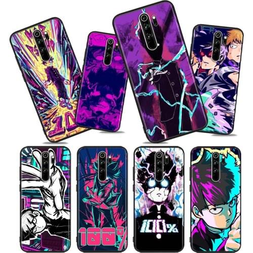 Japanese anime 100% Soft TPU For Xiaomi Redmi Note10 10S 9T 9S 9 8T 8 7 6 5A 5 4 4X Prime Pro Max Black Phone Case