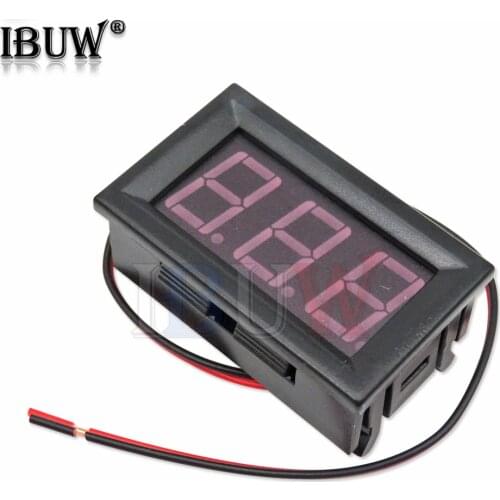 Digital Voltmeter DC 4.5V to 30V Digital Voltmeter Voltage Panel Meter For 6V 12V 24V Electromobile Motorcycle Car