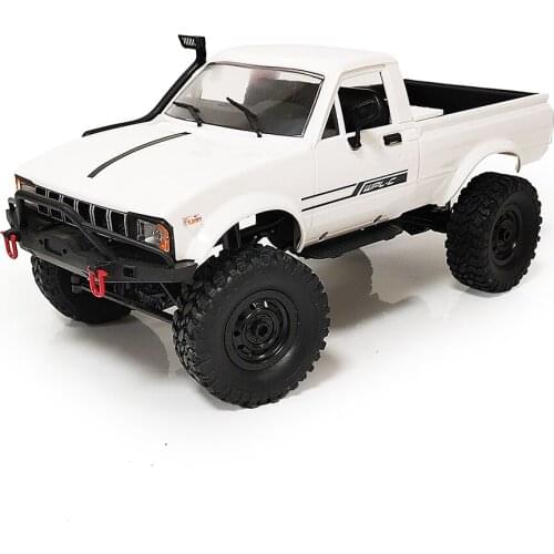 WPL C24 1/16 4WD DIY Assembly Off-road Vehicle Climbing Model Car - (White) KIT Version