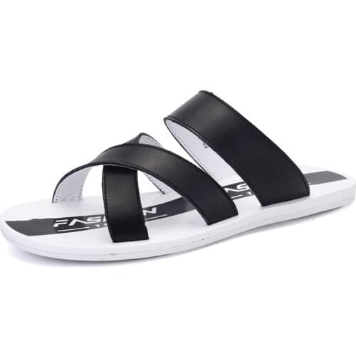 Man grass vietnam genuine rasteira chancla sandel shower 2020 herren bulk teenslippers homme sandalias verano leather sandal da