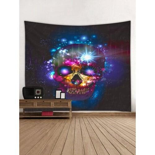 Wall Tapestry Aesthetic Wall Hanging Skeleton Love Printed Tapestries Home Wall Decor Beach Towel Wall Blanket Decor