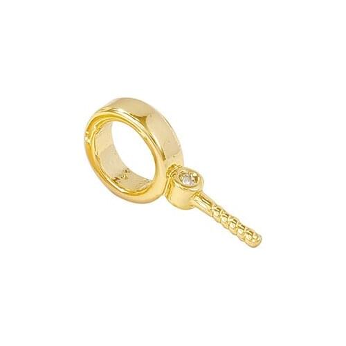 Factory Wholesale Gold Color Brass Loose Beads Necklace and Bracelet High Quality Jewelry Making Supplies Diy Accessories