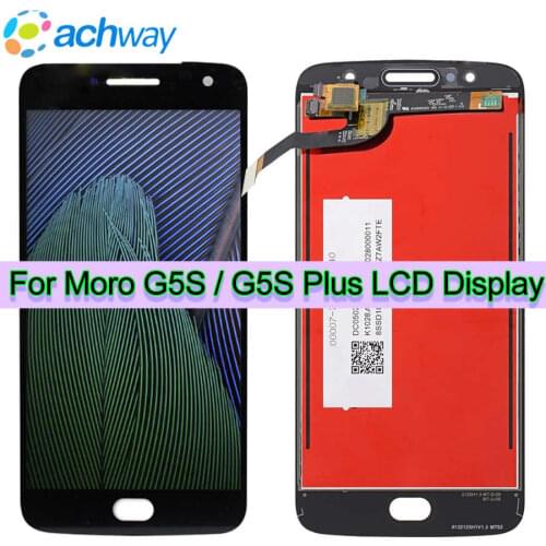 ORIGINAL LCD For Motorola Moto G5S PLUS LCD Display G5S XT1792 LCD Touch Screen Digitizer 5.2"For Motorola Moto G5S LCD Dispaly