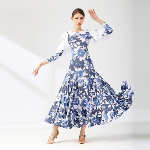 Sexy Ballroom Dress Women Waltz Dresses for Ballroom Dancing Foxtrot Dance Dress Standard Modern Dance Wear Costumes