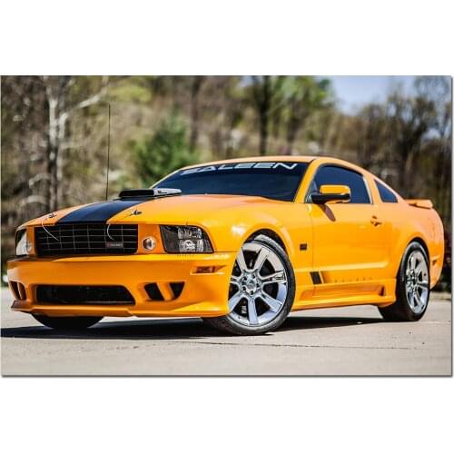 Saleen S302 Extreme Supercar Posters and Prints Canvas Painting Modern Wall Picture For Living Room Decor
