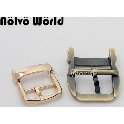 10-50pcs 2 sizes 20mm 3/4" 25mm 1'' zinc alloy durable pin buckle for men backpack straps belt adjusted buckles bag accessories