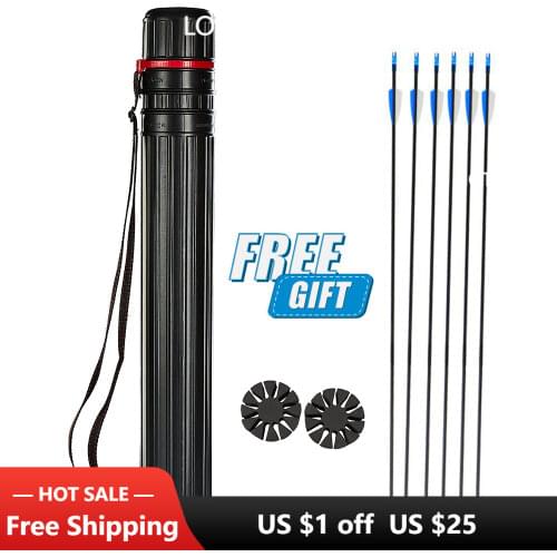 Adjustable Archery Arrow Case Carrier with with free gift 2 EVA Foam Arrow Protection Racks Holders Hunting Accessories Outdoor