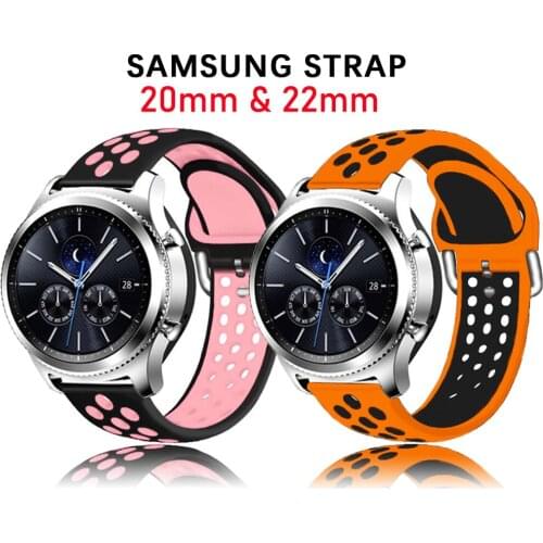20mm 22mm huami amazfit gtr bip strap For Samsung Gear S3 s2 sport Classic huawei gt 2 active galaxy watch 42mm 46 Band 40 44mm