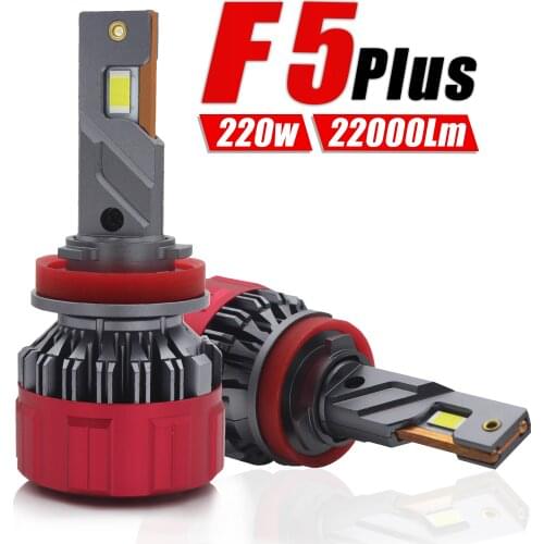 F5C H7 Led Canbus Headlight 20000Lm 6000k No Error 12v Super Turbo Lights Led Bulb H4 LED High Low