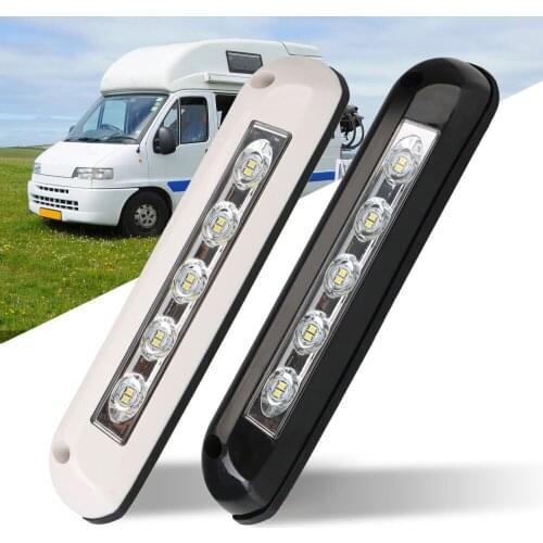 12V 24V 8W LED Interior Lights RV Van Trunk Dome Lamps Truck Position Trailer Clearance Bulbs Lorry Caravan Accessories For Boat