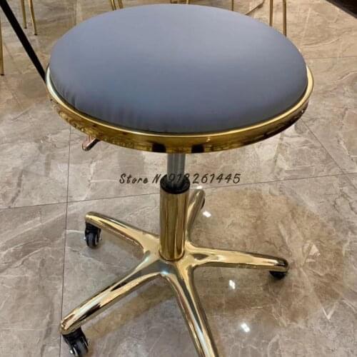 Net celebrity beauty stool shipping rotating hairdressing stool hairdressing work stool barber stool hairdressing shop stool hai