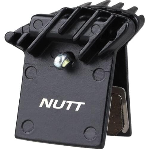NUTT Disc Brake Pad MTB Bicycle Hydraulic Caliper Heat Dissipation Semi Metal Resin With Cooling For MTB Mountain Bike Parts