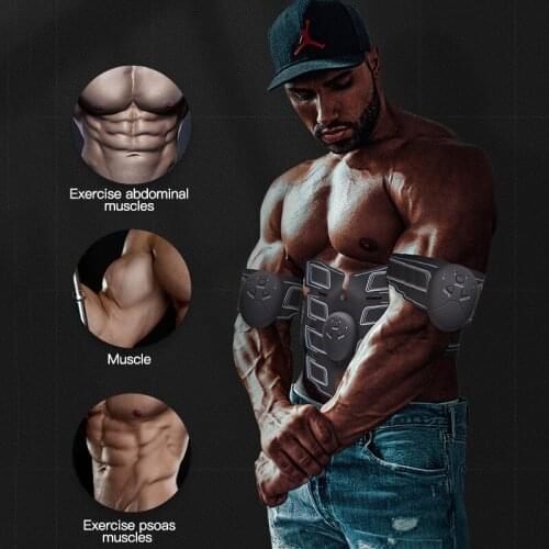 Abdominal Trainer Abdominal Muscle Stimulator Trainer EMS Auxiliary Artifact Abdominal Exerciser Instrument Muscle Fitness